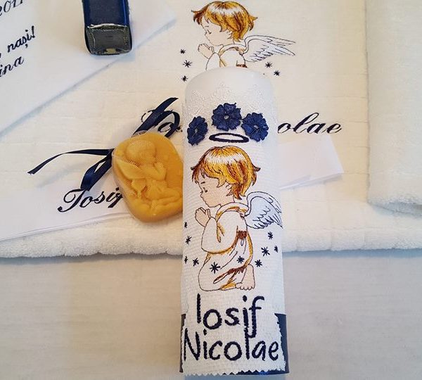 lumânări de botez personalizate